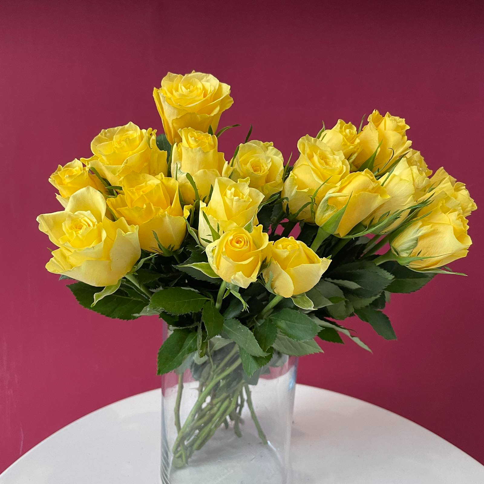 Роза Кения желтая 35-40см.